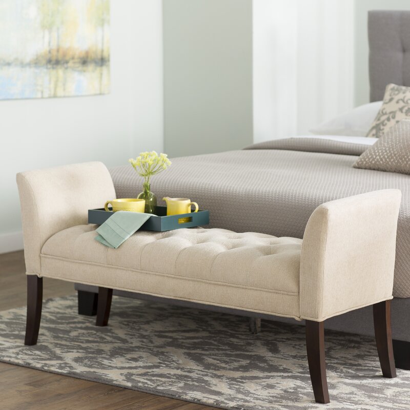 Coast to Coast Accents Two Seat Upholstered Bench & Reviews | Wayfair